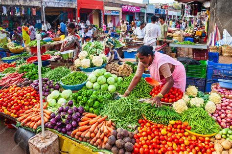 Premium Photo | Fruts vegetables at market india