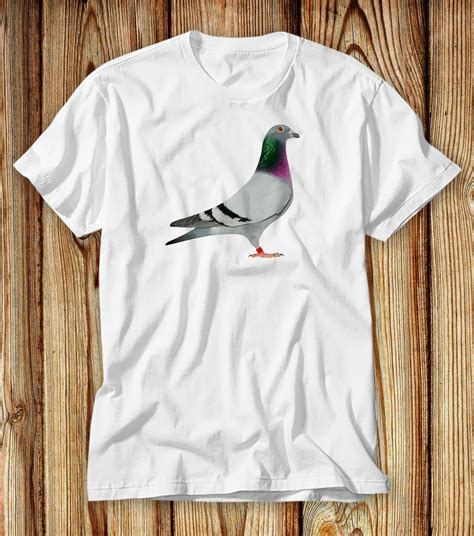 Pigeon Shirt WOMENS UNISEX Pigeon T Shirt Peagon Flower | Etsy