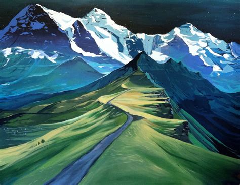 Swiss Alps Art Print