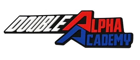 Patch Double-Alpha Academy velcro PVC - WARGEAR