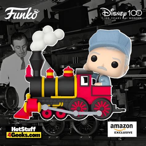 2023 Disney 100 Years: Walt Disney on Engine Train Funko Pop!