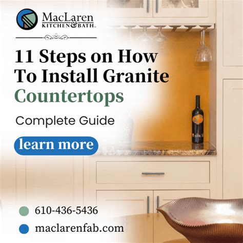 11 Steps on How To Install Granite Countertops - Complete Guide ...