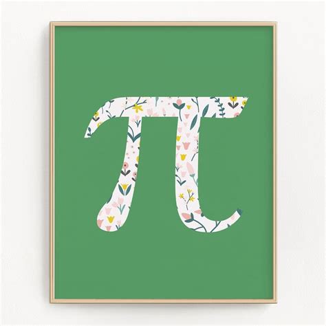 Pi Math Art Print | Pi math art, Math art, Love math