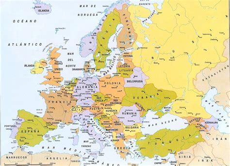 Ver mapa de europa - Imagui