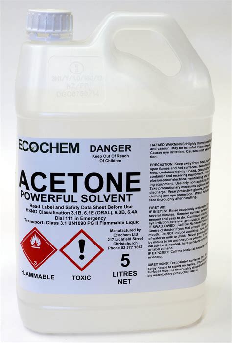 Acetone - Technical Grade - Ecochem Limited