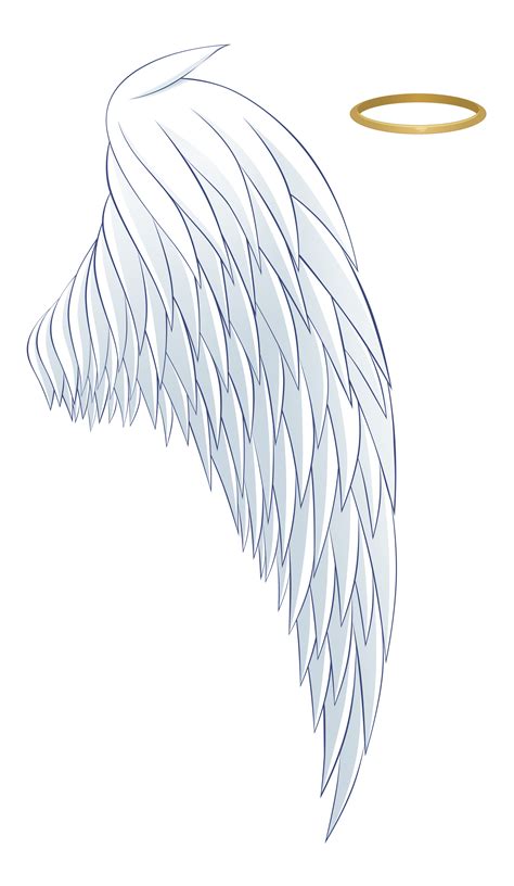 Angel Aureola Wing Icon - White angel wings and a halo png download ...