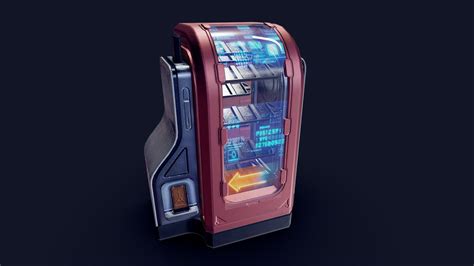 Sci-Fi Vending Machine - 3D model by Sharpsterman [0a73b24] - Sketchfab