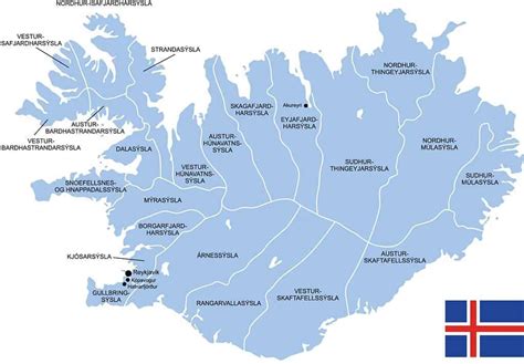 El pais de hielo - Islandia en mapas - para descargar, imprimir, aprender