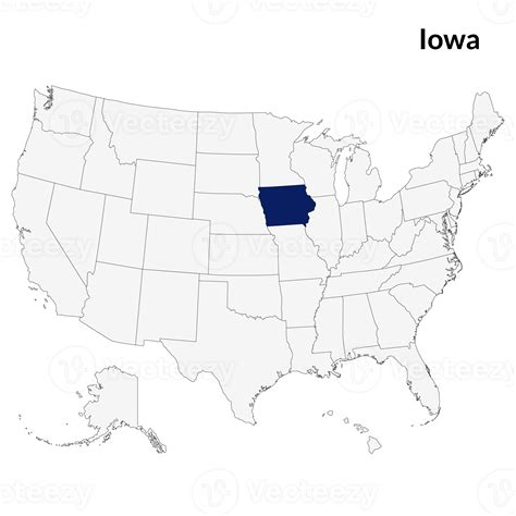 Map of Iowa. Iowa map. USA map 32160168 PNG