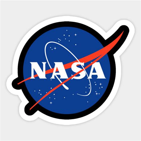 NASA Sticker Pack (4 pcs. approx. 2 x 2 - 3 x 3 inches) Vinyl Sticker for Motorcycle, Bike ...