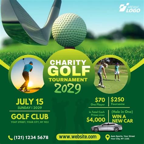 Charity Golf Tournament Template | PosterMyWall