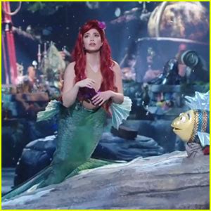 Watch Auli’i Cravalho Sing ‘Part of Your World’ & Fly Around the ‘Little Mermaid Live’ Set ...