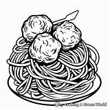 Spaghetti Coloring Pages  Free & Printable sketch template