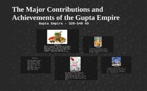 The Major Contributions and Achievements of the Gupta Empire by Will ...