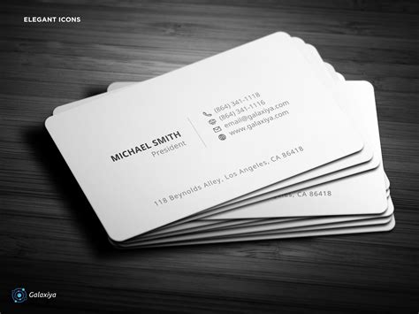 Simple Individual Business Cards | Simple business cards, Create ...