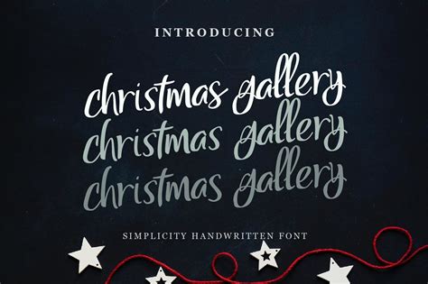 Christmas Gallery Script (988426) | Christmas | Font Bundles