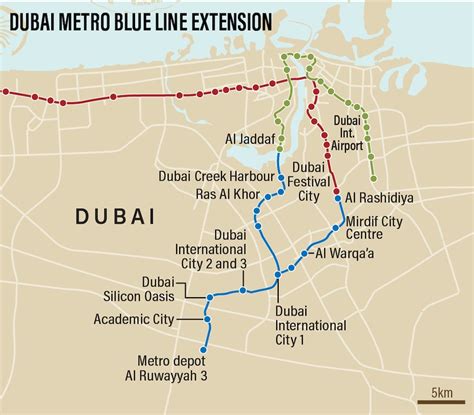 Dubai Metro Blue Line: Where will it go and when will it open?