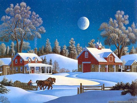 Winter Farm Desktop Wallpapers - Top Free Winter Farm Desktop Backgrounds - WallpaperAccess