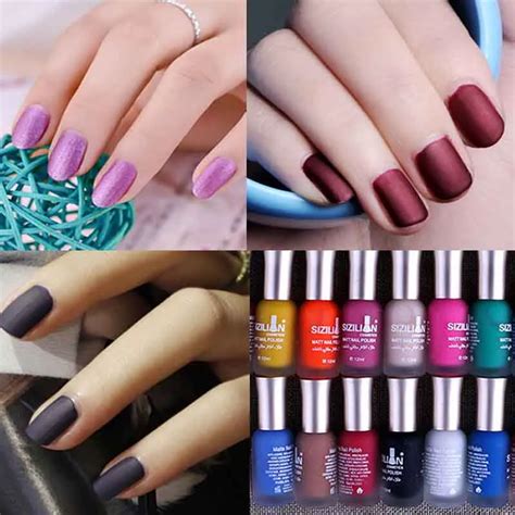 B 2017 new!!40 colours Beautiful Nail Matte Satin matte matte texture Manicure nail polish 12ML ...