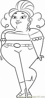 Sugar Coloring Page For Kids  Free Total Drama Island Printable sketch template