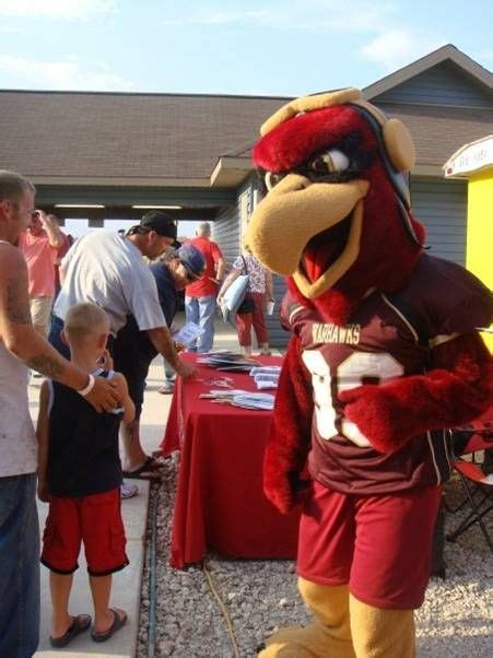 ULM - University of Louisiana at Monroe Warhawks - costumed mascot Ace ...