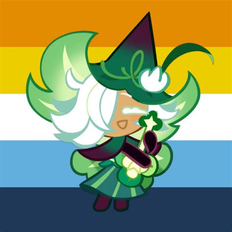 aroace clover cookie | Cookie run, Iconic characters, Pride flags