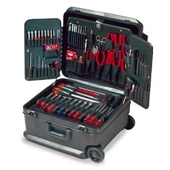 Crescent Technician Tool Kit, Polyethylene Case with Wheels from Cole-Parmer United Kingdom