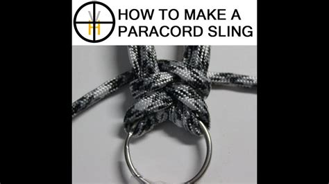 How to make a paracord rifle shotgun sling diy tutorial - YouTube