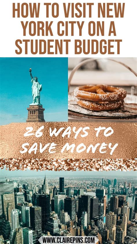 Plan a trip to New York City on a budget - 26 money saving tips