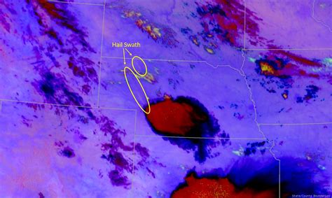 NWS North Platte on Twitter: "We had a couple #severe storms with large ...