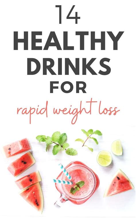 14 Healthy Drinks for Weight Loss | Live a Healthy Me