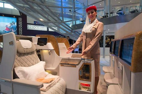 Emirates unveils new business class seat - Arabian Business: Latest ...