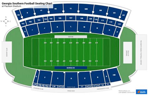 Georgia Southern Stadium Seating Chart - Stadium Seating Chart