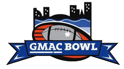 GMAC Bowl | Bowl logo, Nfl logo, Logo evolution