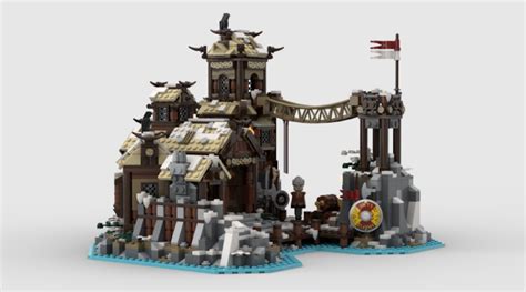 21343 Viking Village looks to stay faithful to original LEGO Ideas design