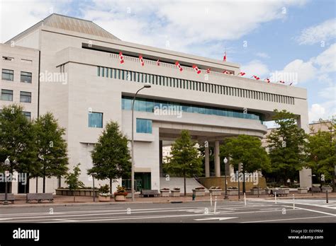 The Canadian Embassy building - Washington, DC USA Stock Photo - Alamy