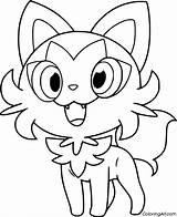 Sprigatito Coloring Page  ColoringAll sketch template