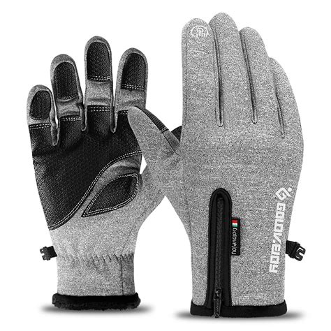 Winter Thermal Gloves Touch Screen Soft Waterproof Windproof Cycle Men ...