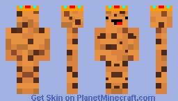 cookie with a crown Minecraft Skin