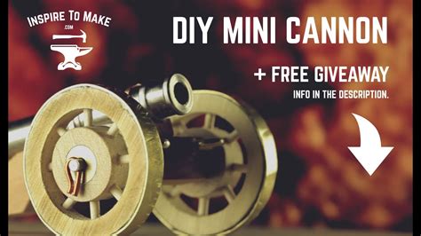 DIY Projects - Mini Cannon + Giveaway - YouTube