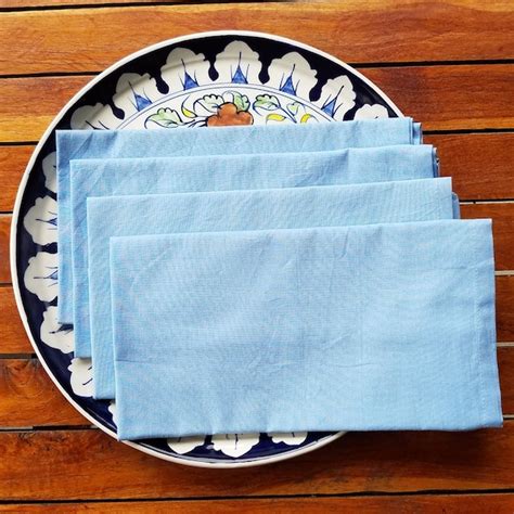 Blue Napkins - Etsy