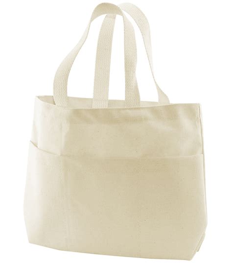 Bagworks Canvas Small Pocket Tote Bag-1PK/Natural | JOANN