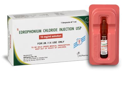 Edrophonium Chloride Injection USP » SGPharma