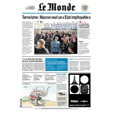 Le Monde papier n° 24505 daté 17 octobre 2023