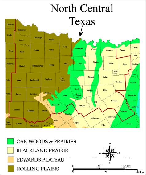 North Central Texas Map - Draw A Topographic Map