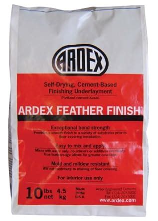 Ardex- Feather Finish 10 lbs: Carpet Underlayments: Amazon.com: Industrial & Scientific