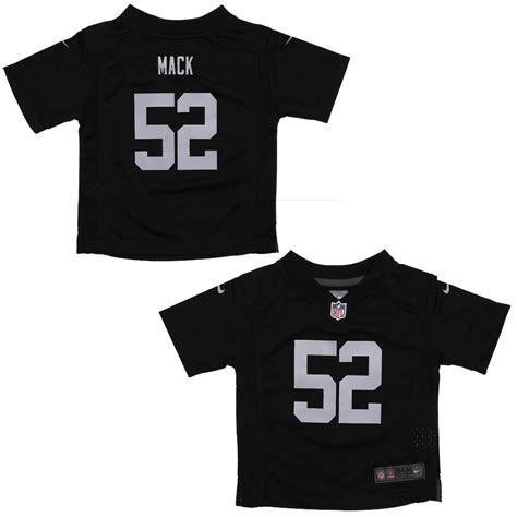 Infant Oakland Raiders Khalil Mack Nike Black Team Color Game Jersey