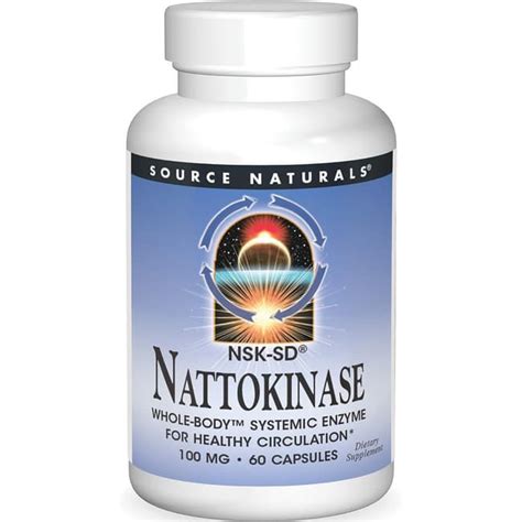 Source Naturals Nattokinase 100 mg 60 Caps - Swanson®