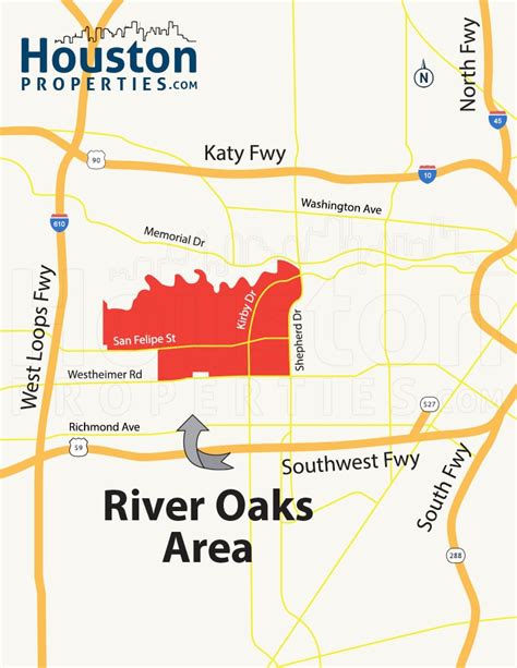 2020 Update: River Oaks Houston Map | Two New River Oaks Neighborhood Maps