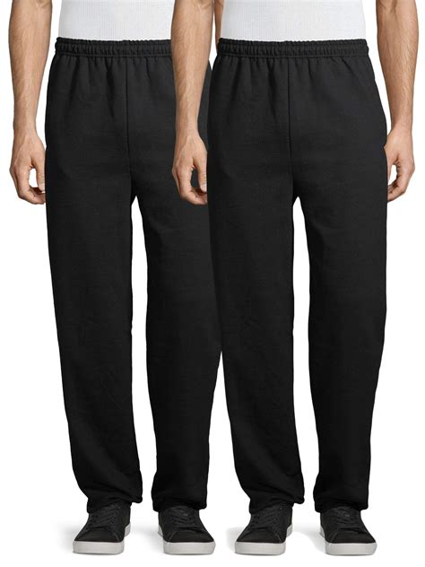 Gildan Men's Heavy Blend Fleece Elastic Bottom Pocketed Sweatpant, 2 ...